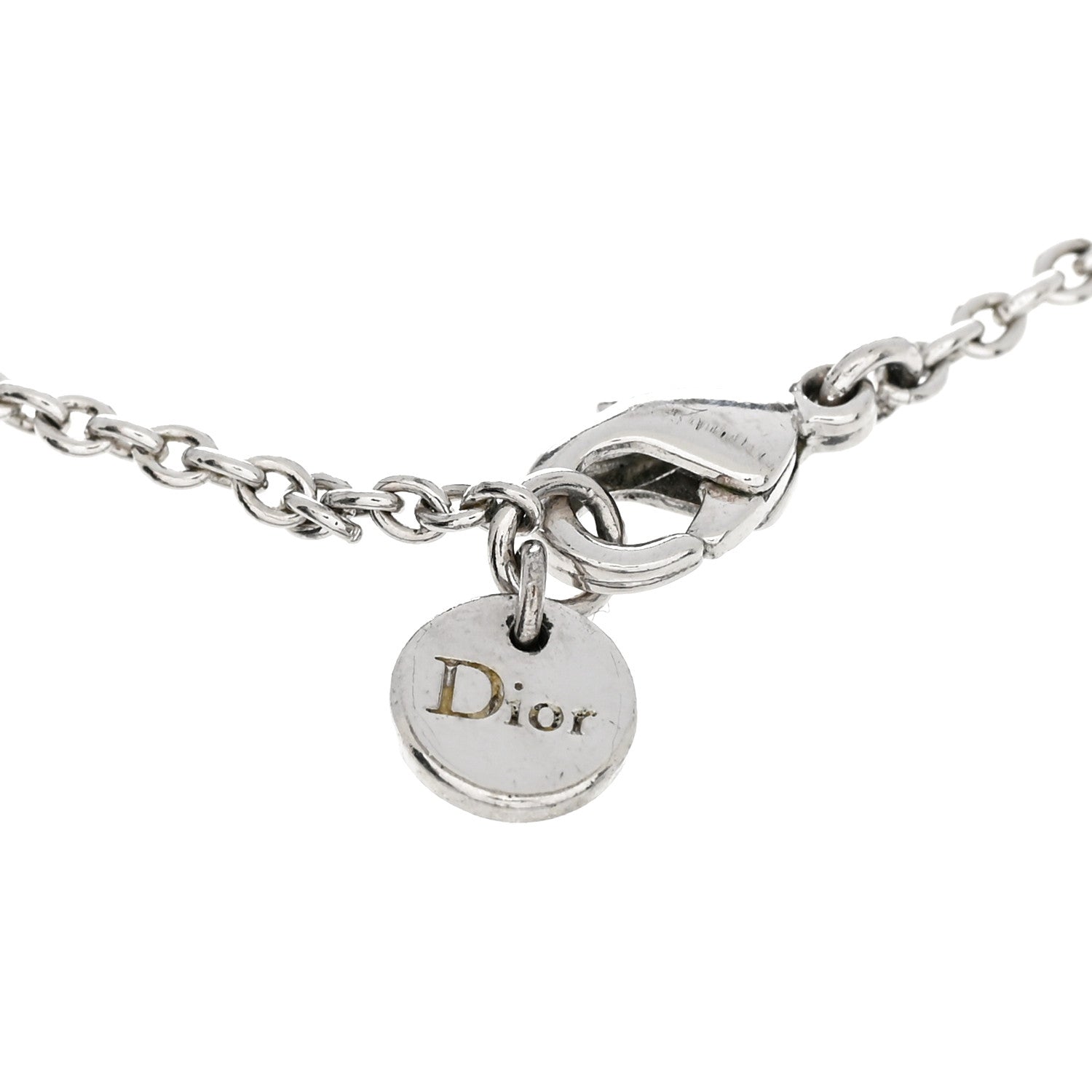 Christian Dior Crystal CD Bracelet Silver 4 of 5