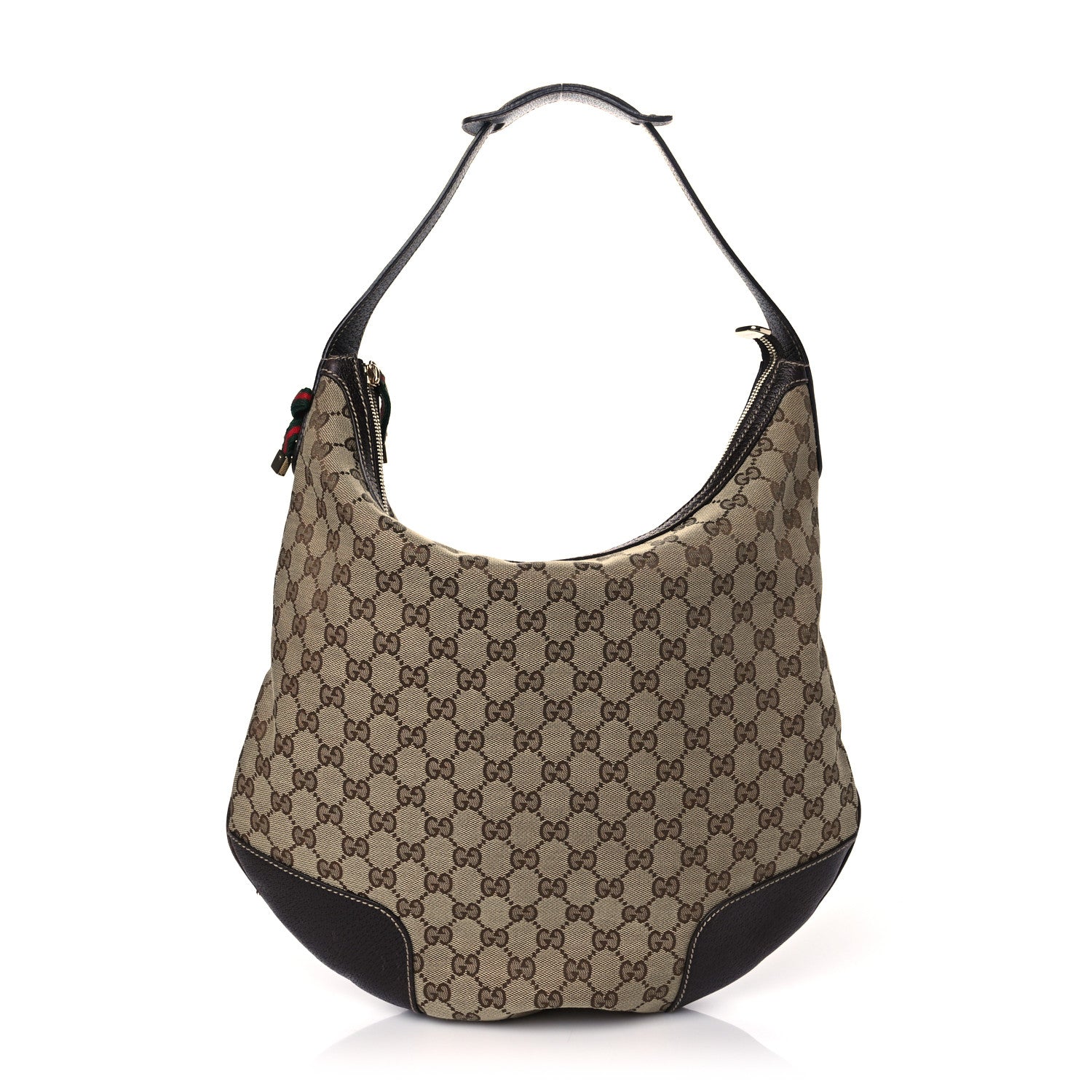 Gucci Monogram Large Princy Hobo Dark Brown 1 of 10
