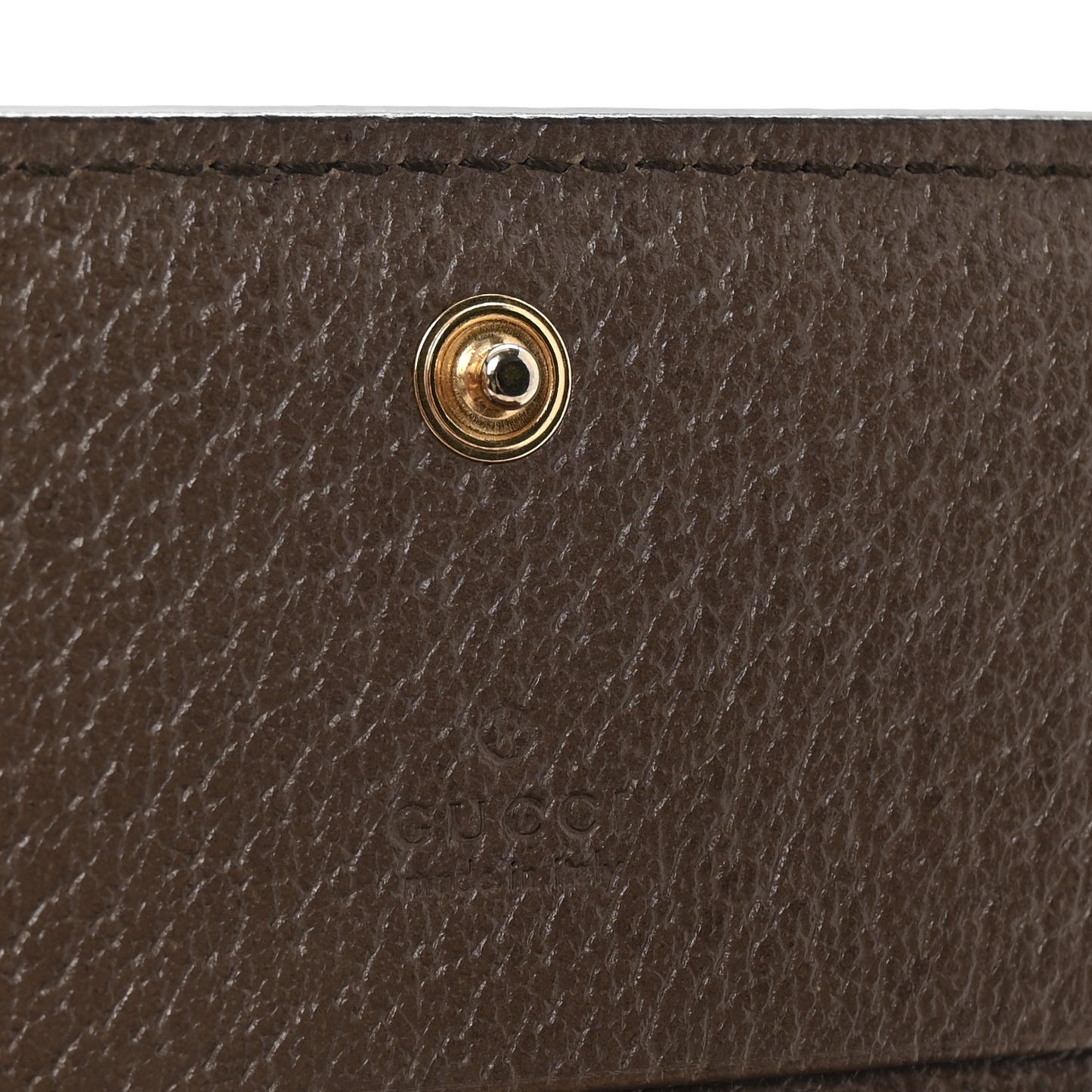 GG Supreme Monogram Web Ophidia Card Case Beige New Acero