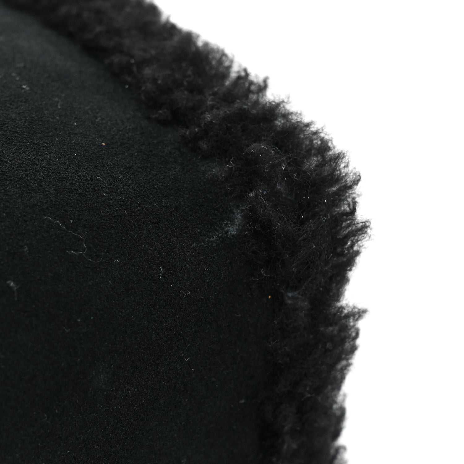 Telfar X UGG Suede Shearling Small Shopping Bag Black 9 of 10