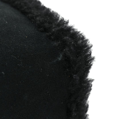 Telfar X UGG Suede Shearling Small Shopping Bag Black 9 of 10