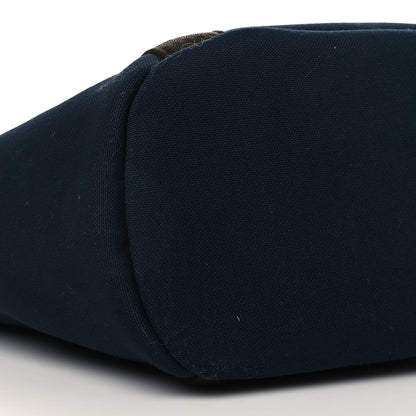 Hermes Toile Sac De Pansage Groom Bleu Navy Feu 8 of 9