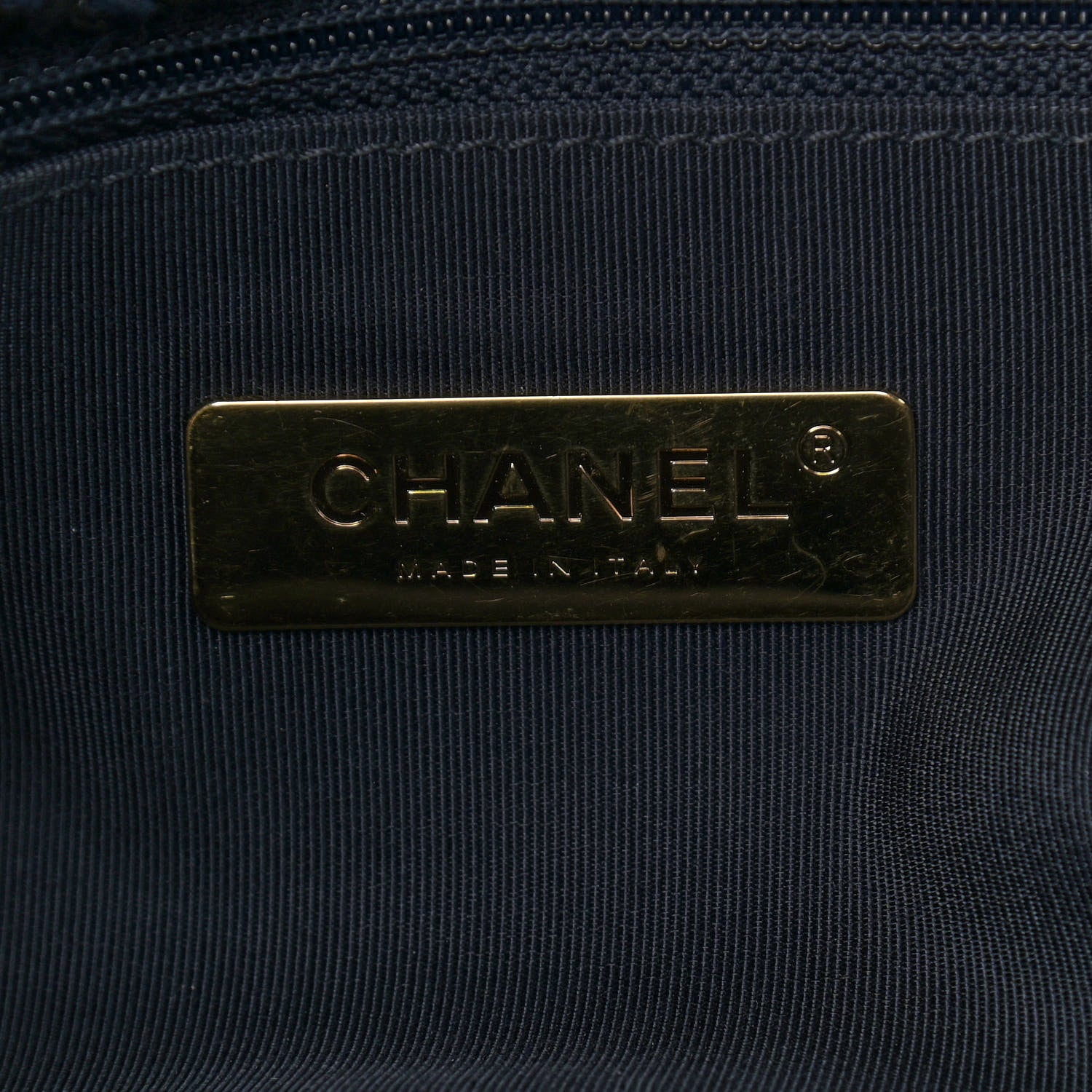 Chanel Tweed Quilted Maxi Chanel 19 Flap Navy 5 of 12