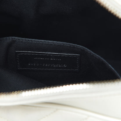 Saint Laurent Calfskin Matelasse Monogram Lou Camera Bag Crema Soft 7 of 17