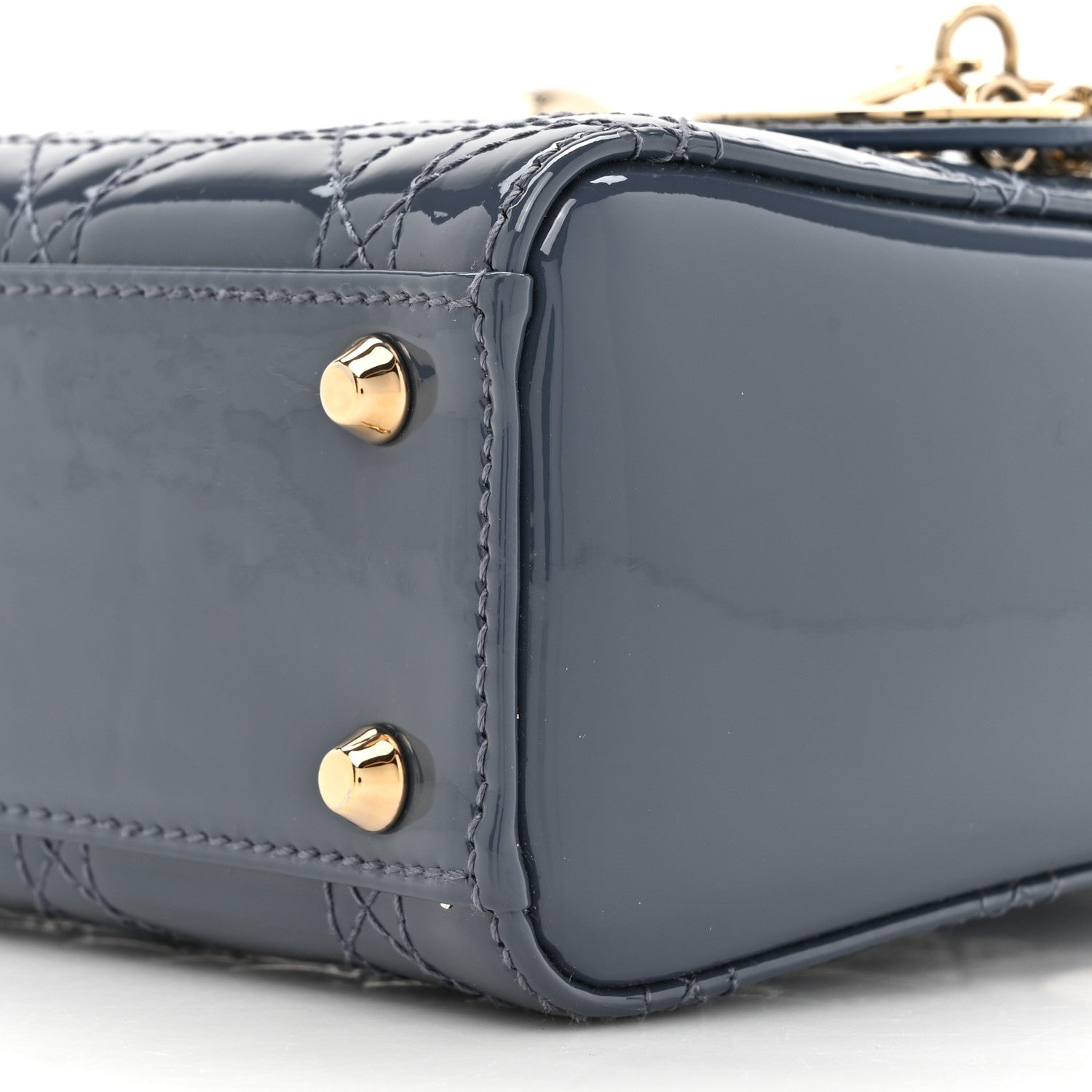 Christian Dior Patent Cannage Mini Lady Dior Pastel Night 9 of 11