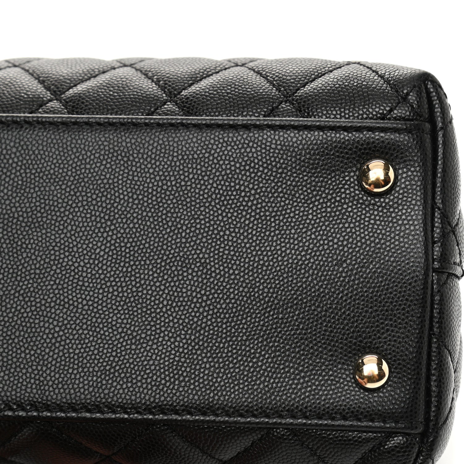 Chanel Caviar Quilted Medium Coco Handle Flap Black 24 of 27