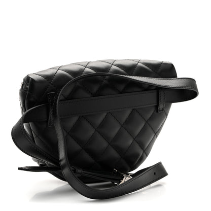 Chanel Calfskin Quilted Uniform Waist Belt Bag Black 3 of 10