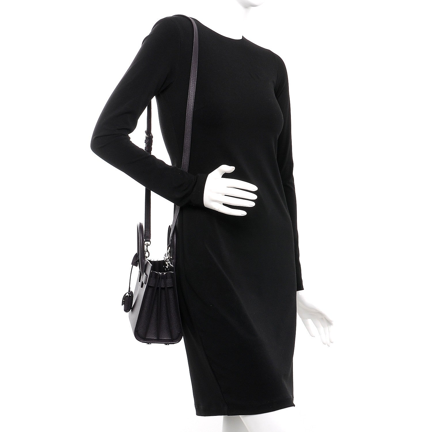 Saint Laurent Grained Calfskin Nano Sac De Jour Armaranto 2 of 8