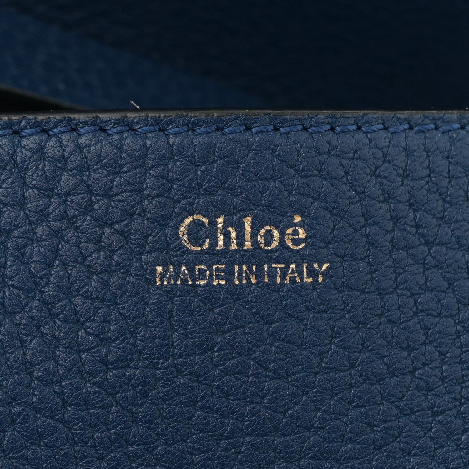 Chloe Grained Lambskin Drew Shoulder Bag Royal Navy 8 of 12