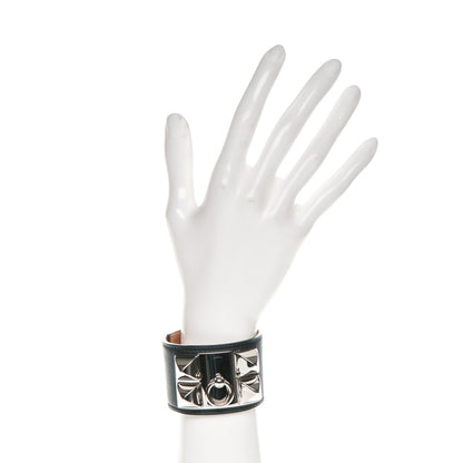Hermes Sombrero Collier De Chien CDC Bracelet Bleu Obscur 2 of 7