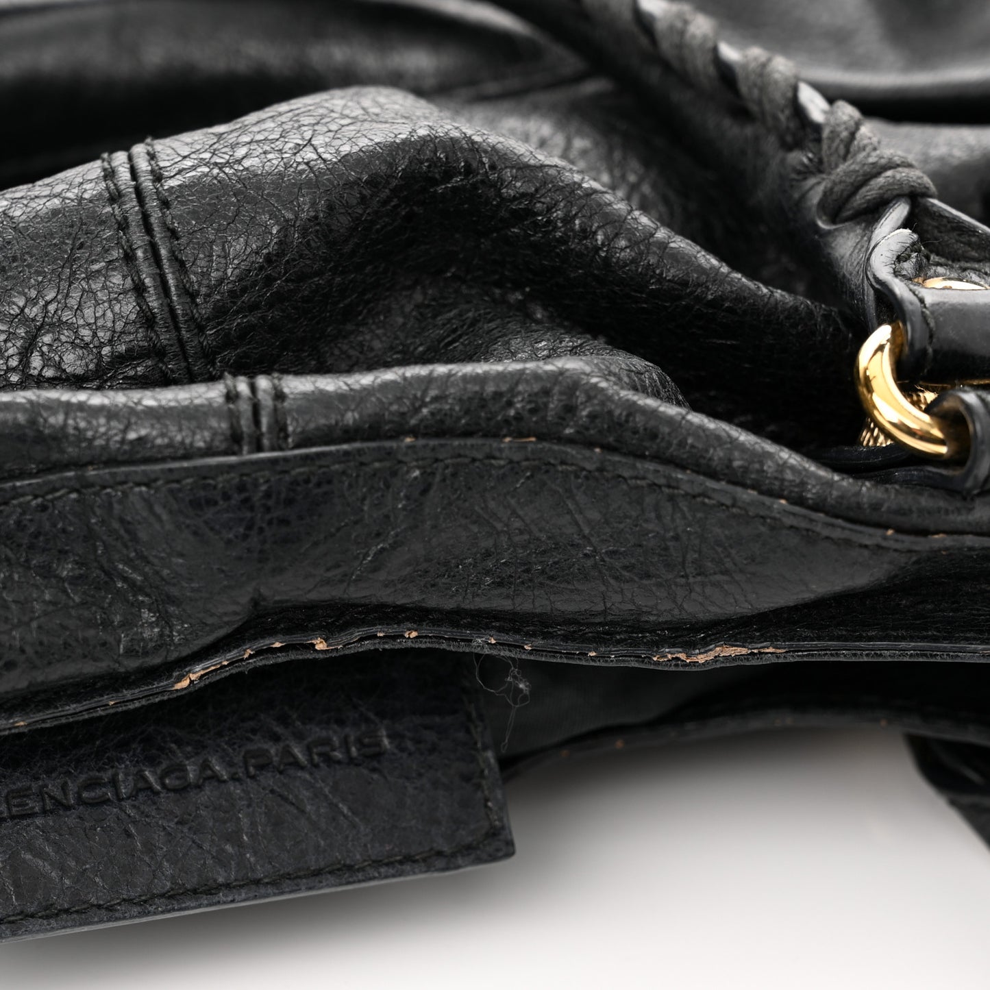Agneau Giant 12 Gold Hardware Part Time Black