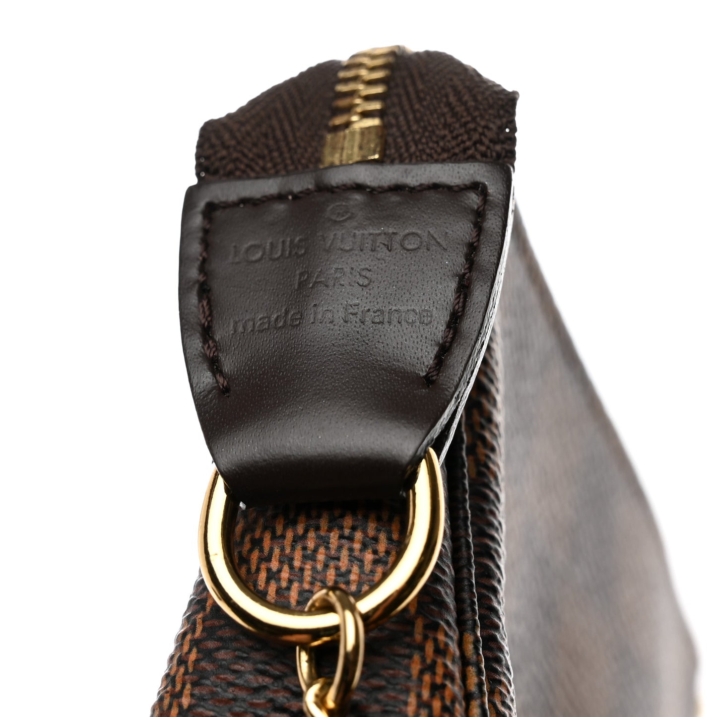 LOUIS VUITTON Damier Ebene Mini Pochette Accessories