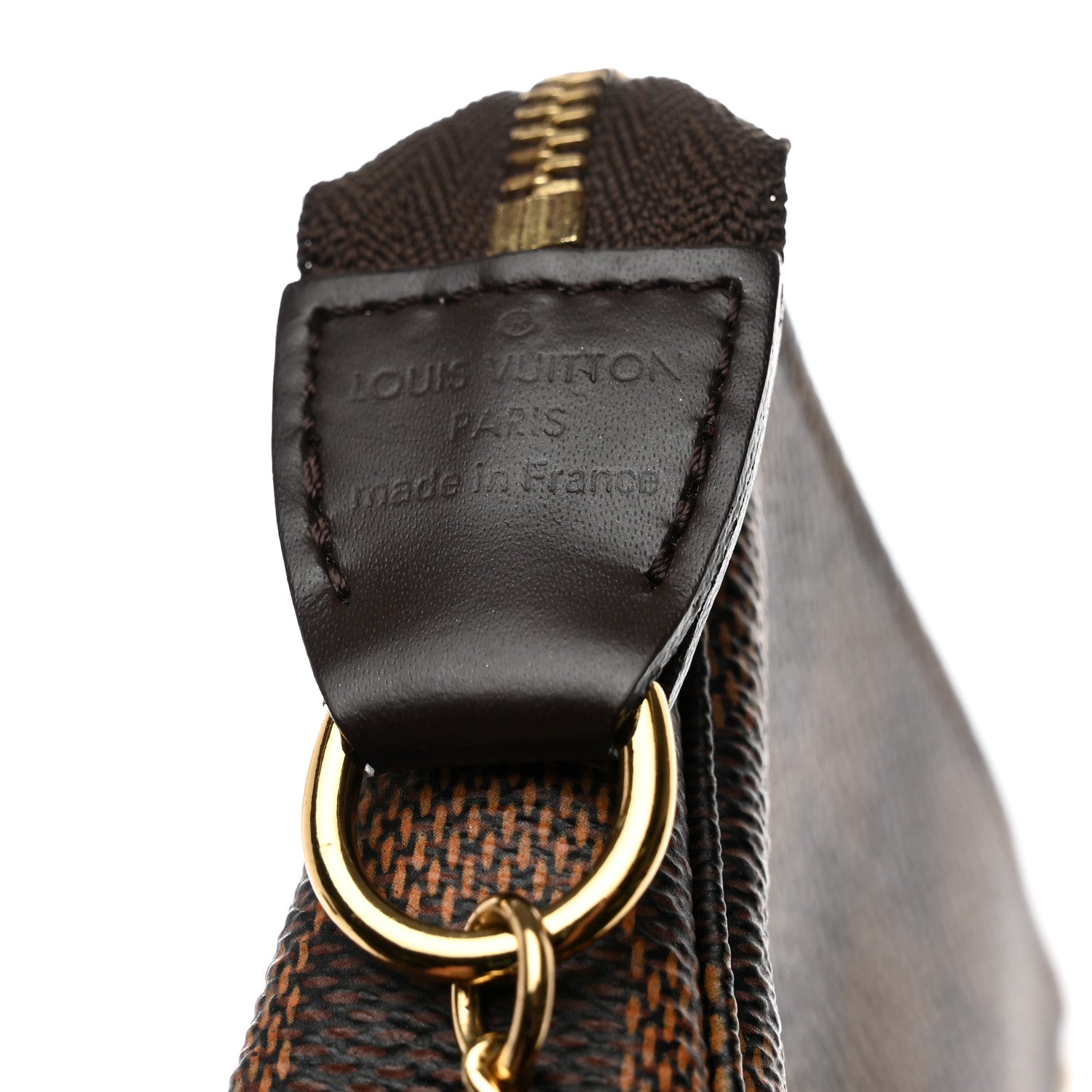 Louis Vuitton LOUIS VUITTON Damier Ebene Mini Pochette Accessories 6 of 8