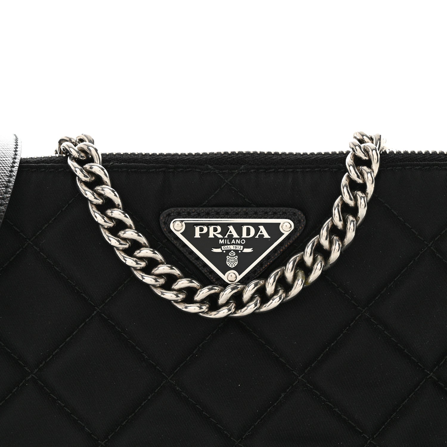 Prada Nylon Tessuto Impuntu Quilted Crossbody Bag Black 8 of 10