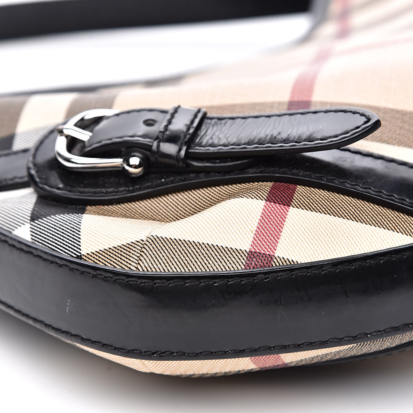Supernova Check Buckle Hobo Black