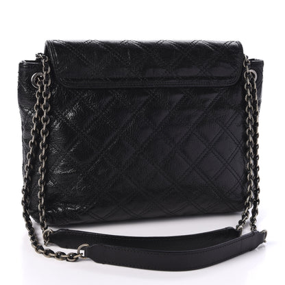 Marc Jacobs Lacquered Lambskin Baroque The Large Single Flap Black 3 of 13