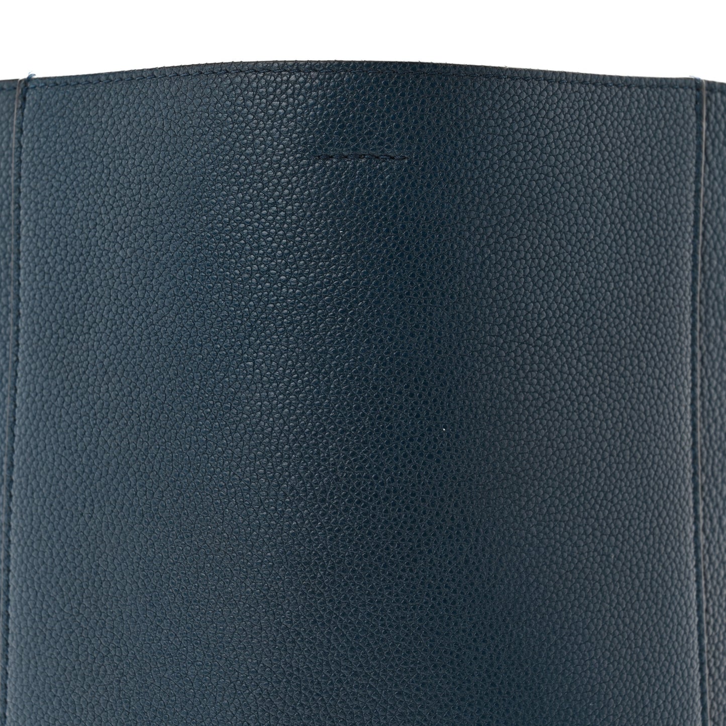 Soft Grained Calfskin Small Sangle Bucket Bag Abyss Blue