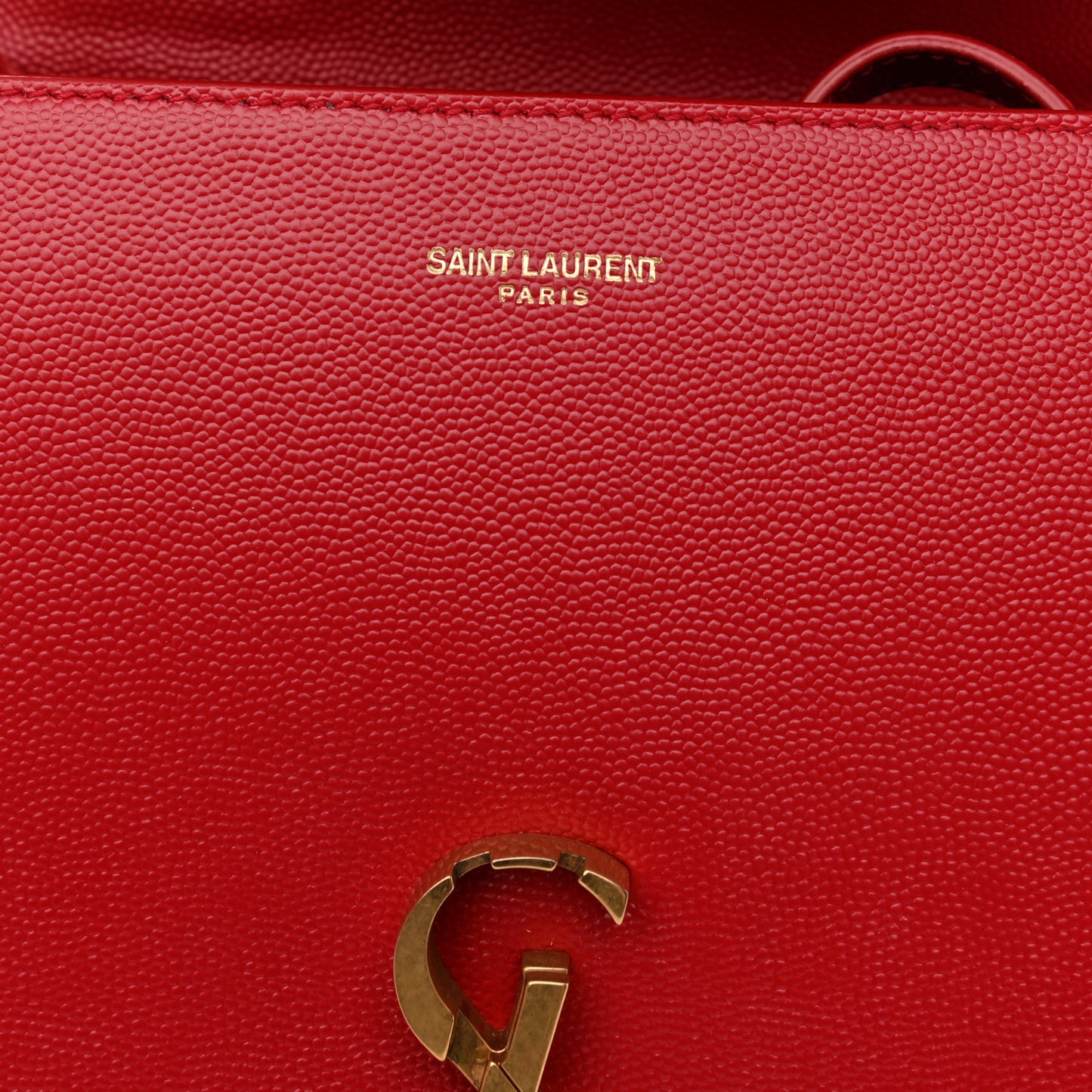 Grain de Poudre Mini Classic Monogram Cassandra Top Handle Red