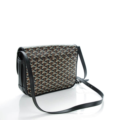 Goyard Goyardine Belvedere MM Messenger Bag Black 3 of 7