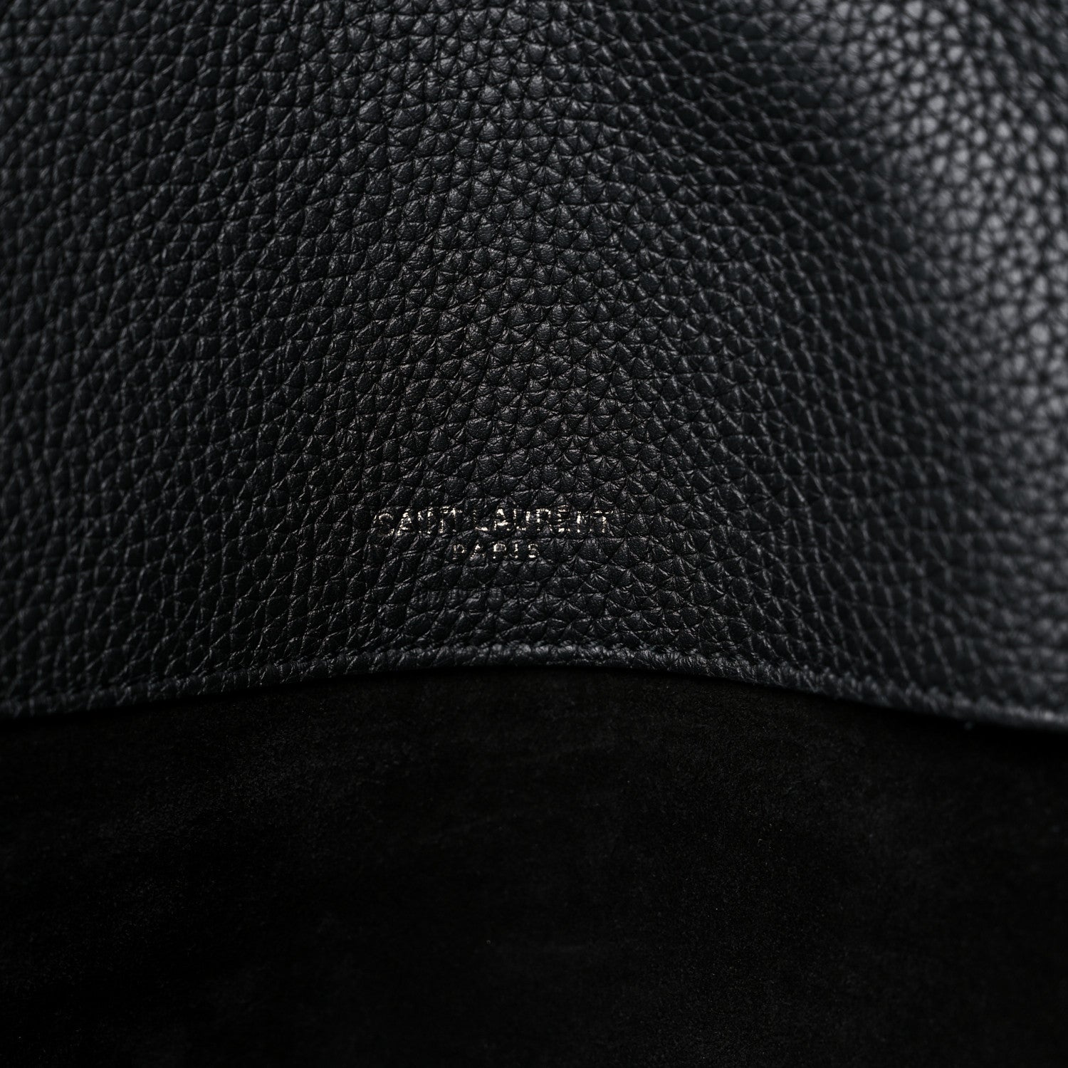 Saint Laurent Grained Calfskin Large Thin Sac De Jour Black 6 of 14