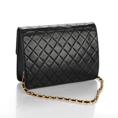 Chanel Lambskin Quilted Small Single Flap Black 3 of 9