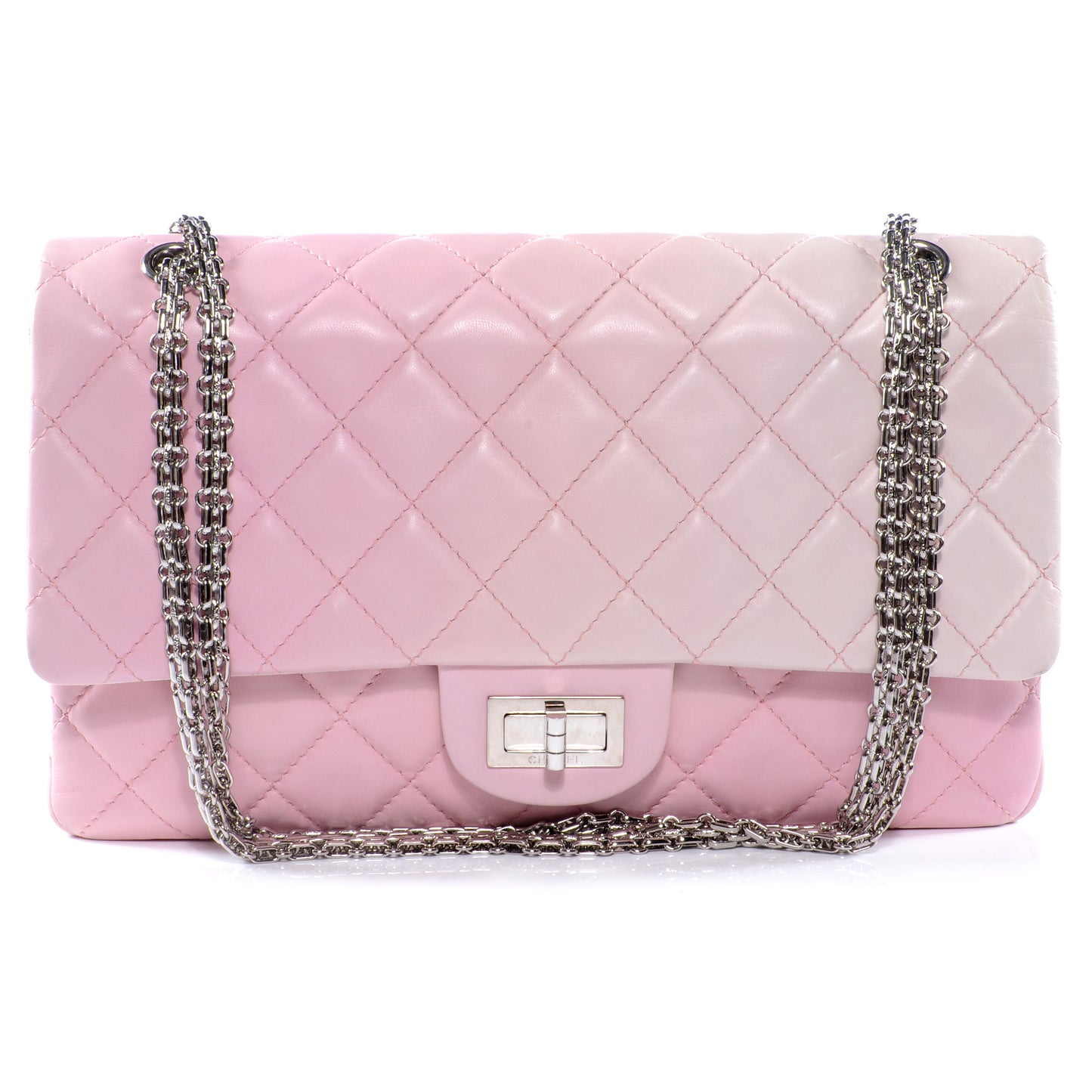 Lambskin Degrade Quilted 2.55 Reissue 227 Flap Pink