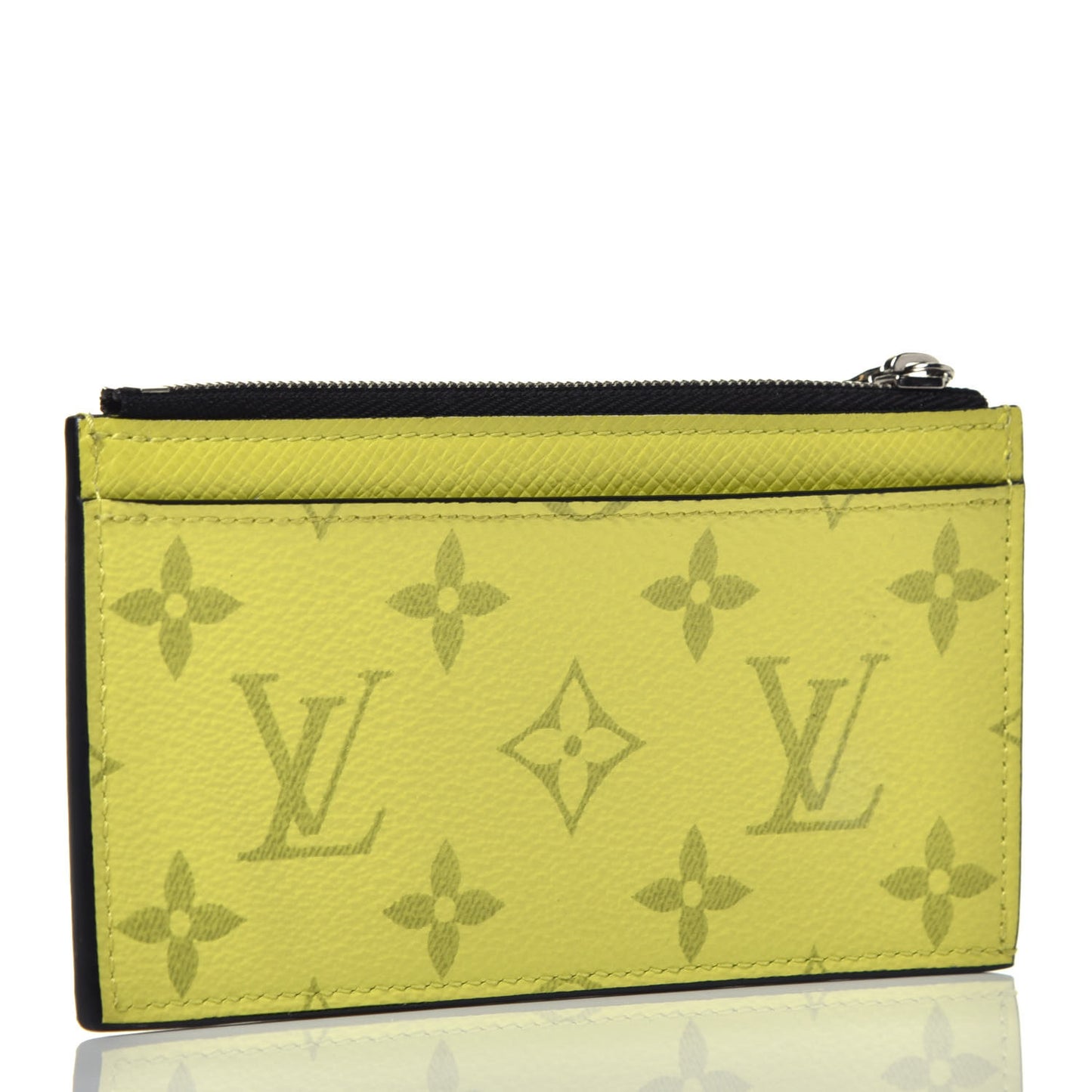 Monogram Taiga Coin Card Holder Yellow