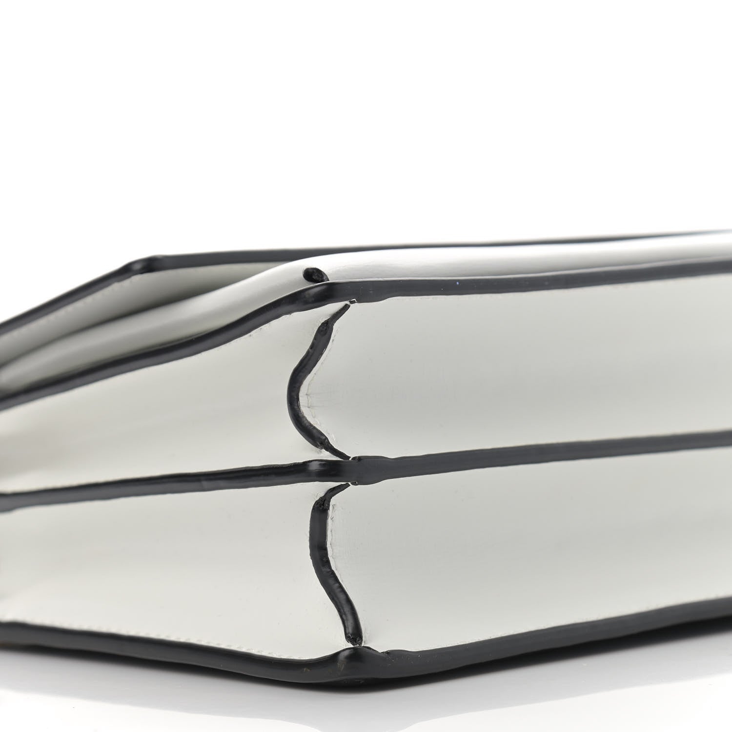 Saint Laurent Calfskin Bi-Color Medium Monogram Sunset Black Pearl White 9 of 10