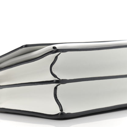 Saint Laurent Calfskin Bi-Color Medium Monogram Sunset Black Pearl White 9 of 10
