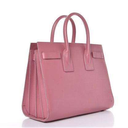 Saint Laurent Calfskin Small Sac De Jour Dark Rose 3 of 15