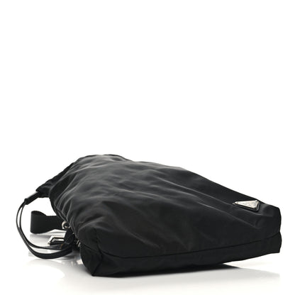 Prada Nylon Drawstring Convertible Crossbody Black 4 of 9