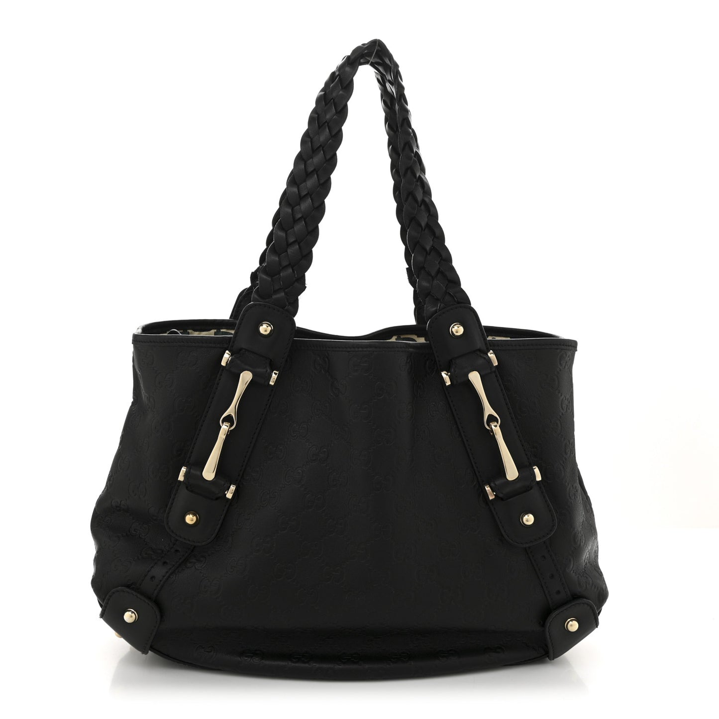 Guccissima Small Pelham Shoulder Bag Black