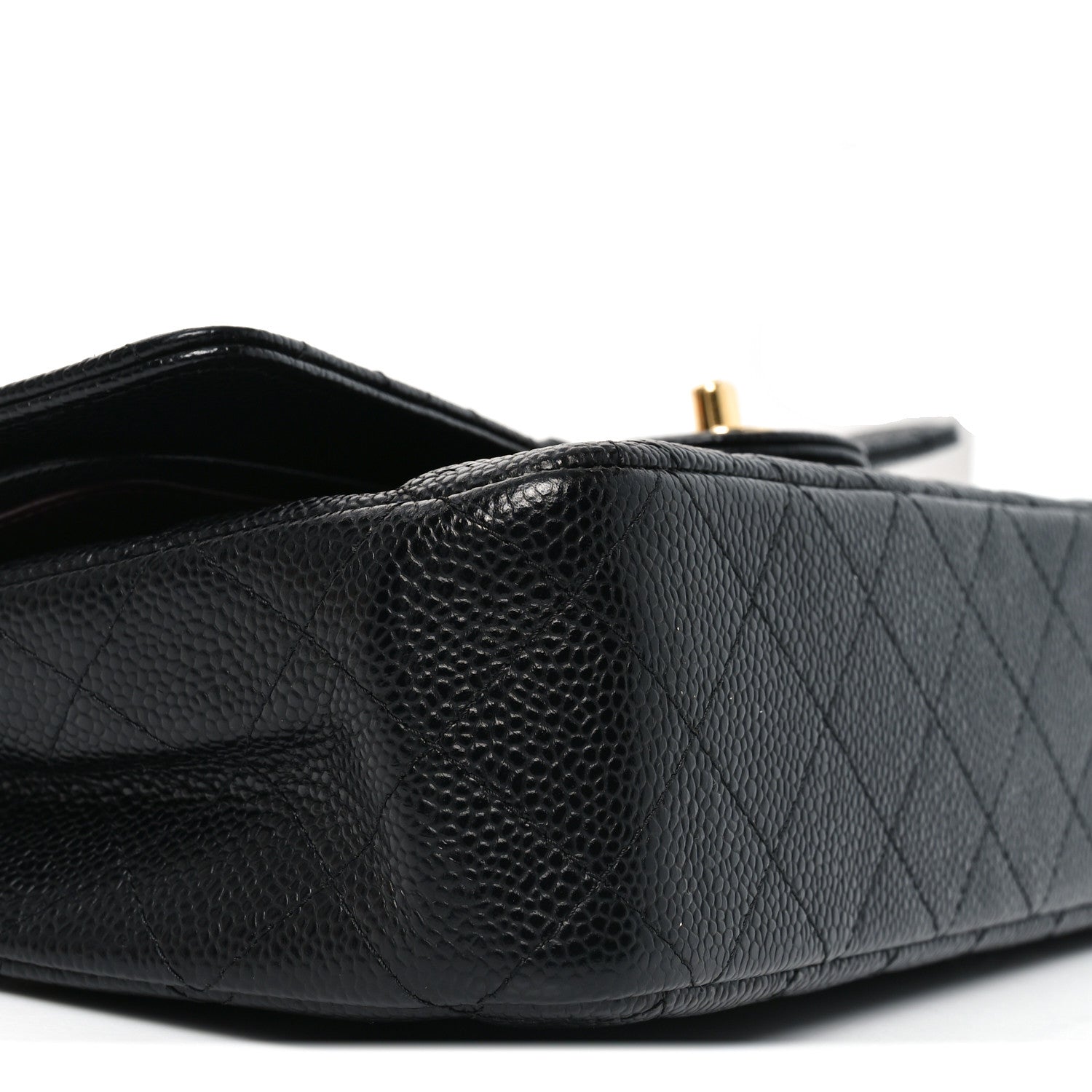 Chanel Caviar Quilted Medium Double Flap Black 9 of 11