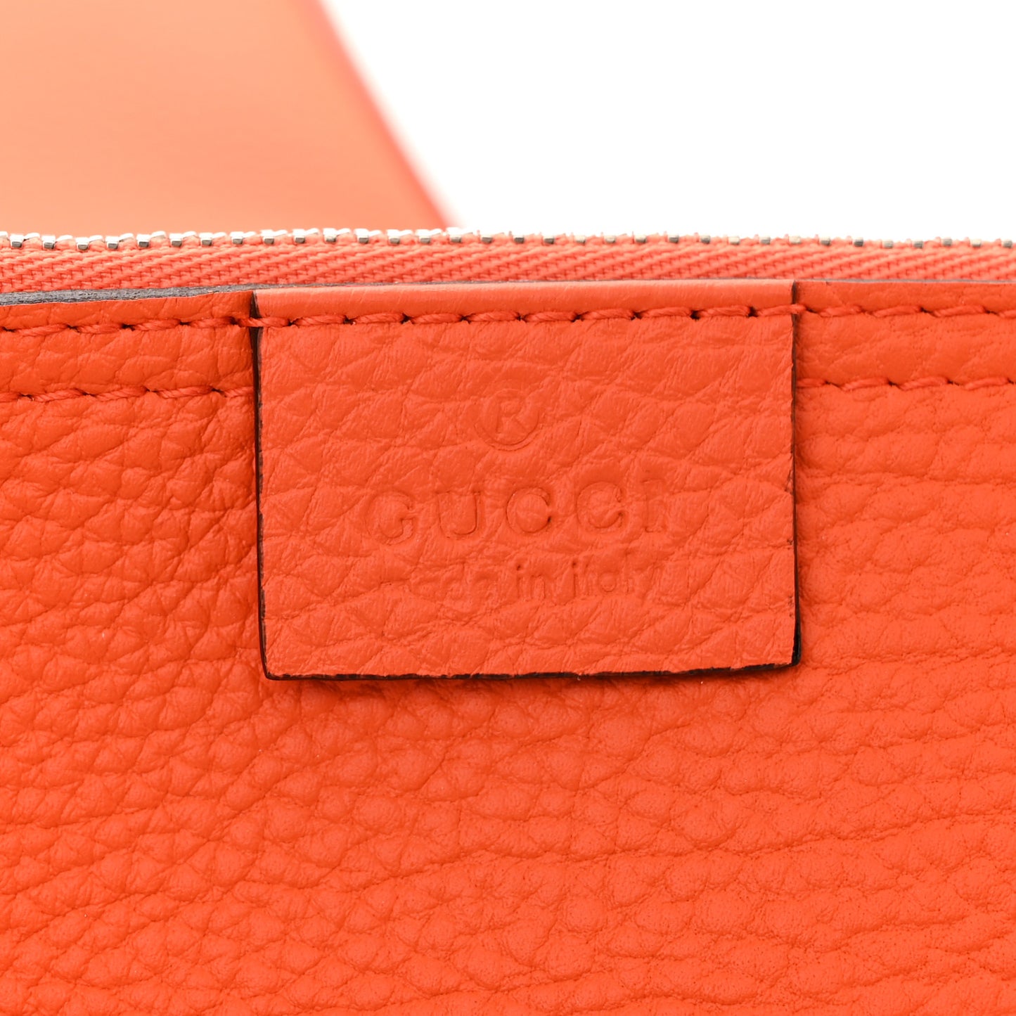Soft Grained Calfskin Large Jackie Hobo Orange