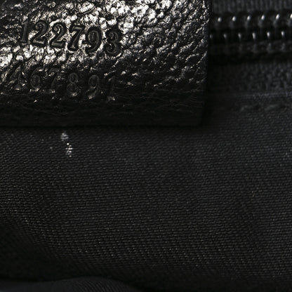 Gucci Monogram Flat Messenger Bag Black 7 of 10
