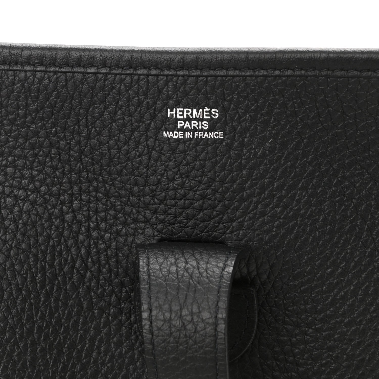 Hermes Taurillon Clemence Evelyne III GM Black 6 of 11