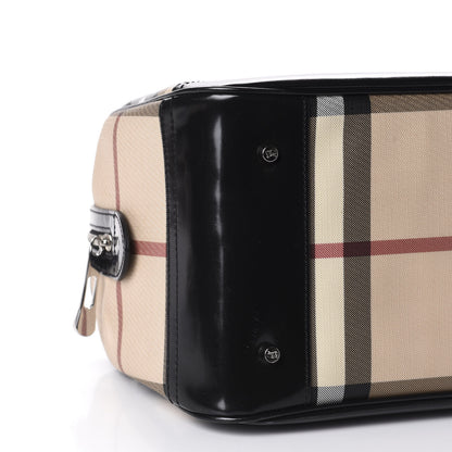 Burberry Nova Check Bowling Bag Black 5 of 11
