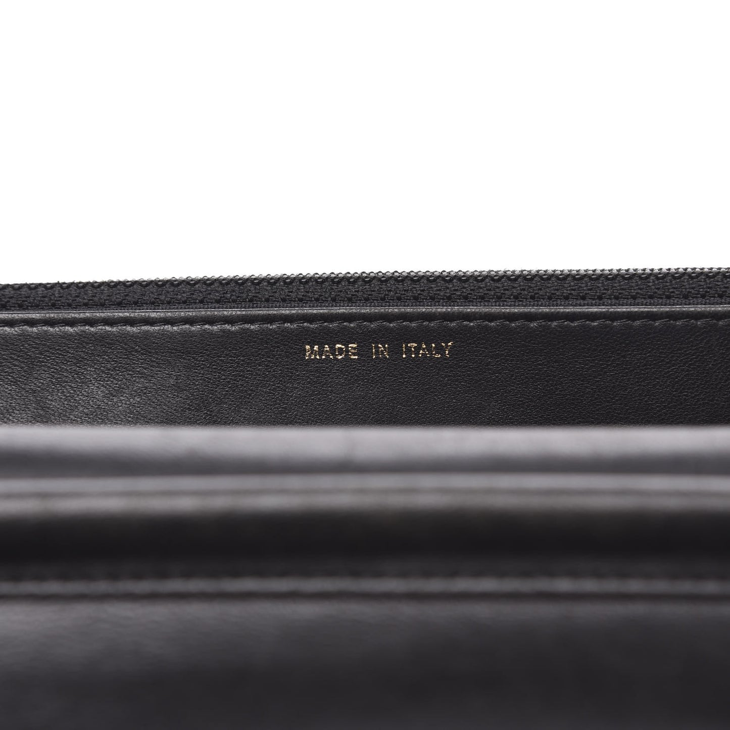 Lambskin Quilted Boy Wallet On Chain WOC Black