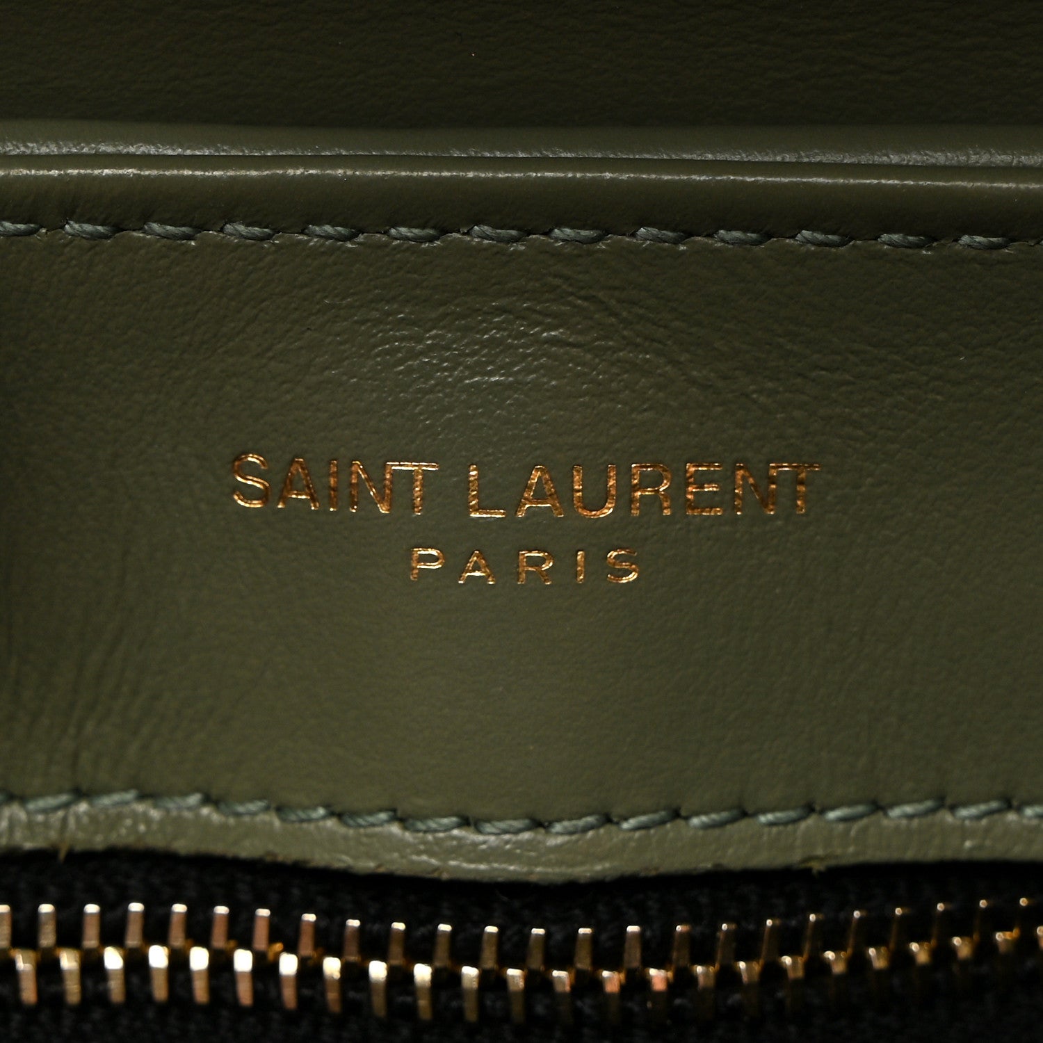Saint Laurent Calfskin Y Quilted Monogram Toy Loulou Crossbody Bag Light Sage 7 of 11