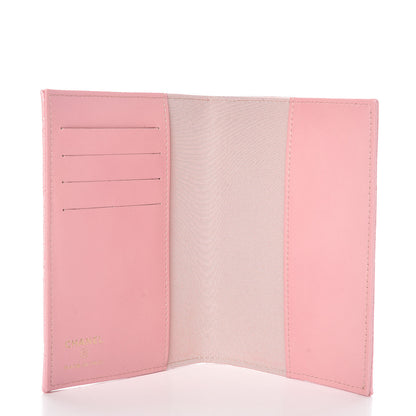Chanel Iridescent Caviar Quilted Passport Holder Pink 5 of 8