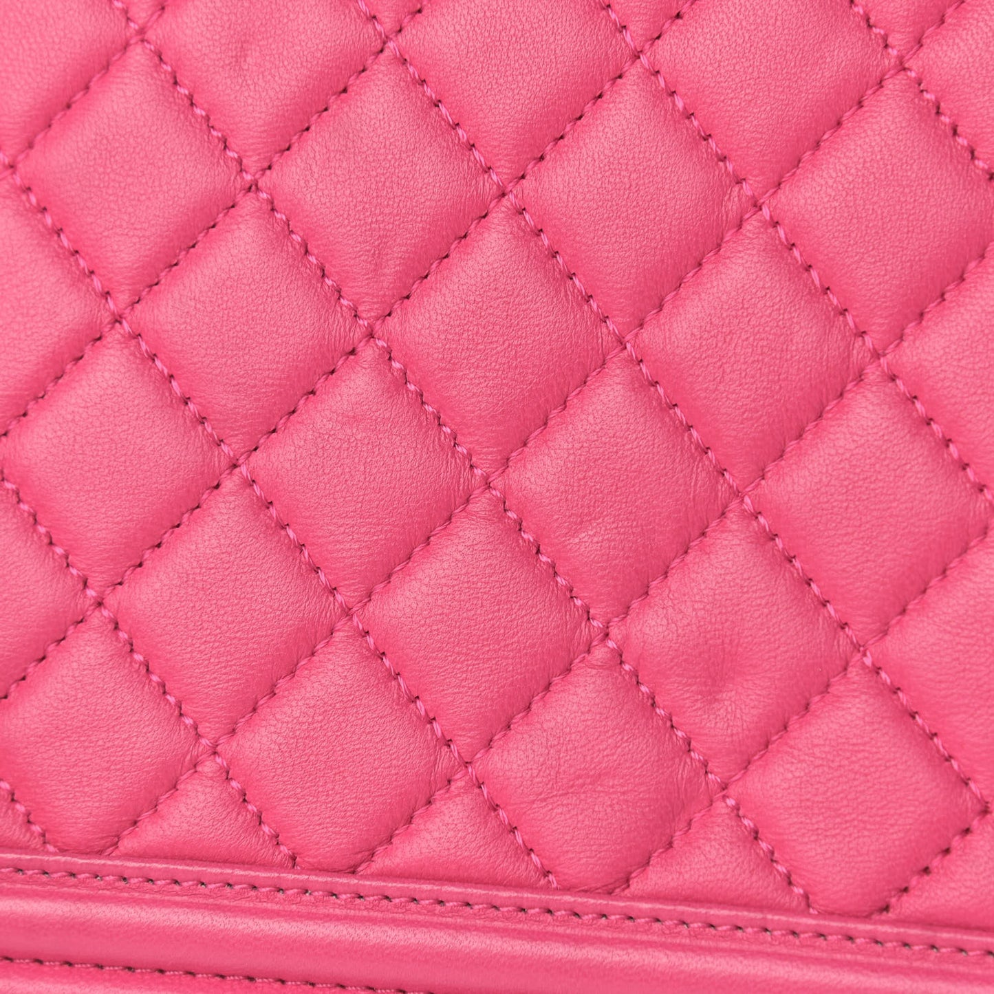 Lambskin Quilted New Medium Boy Flap Pink