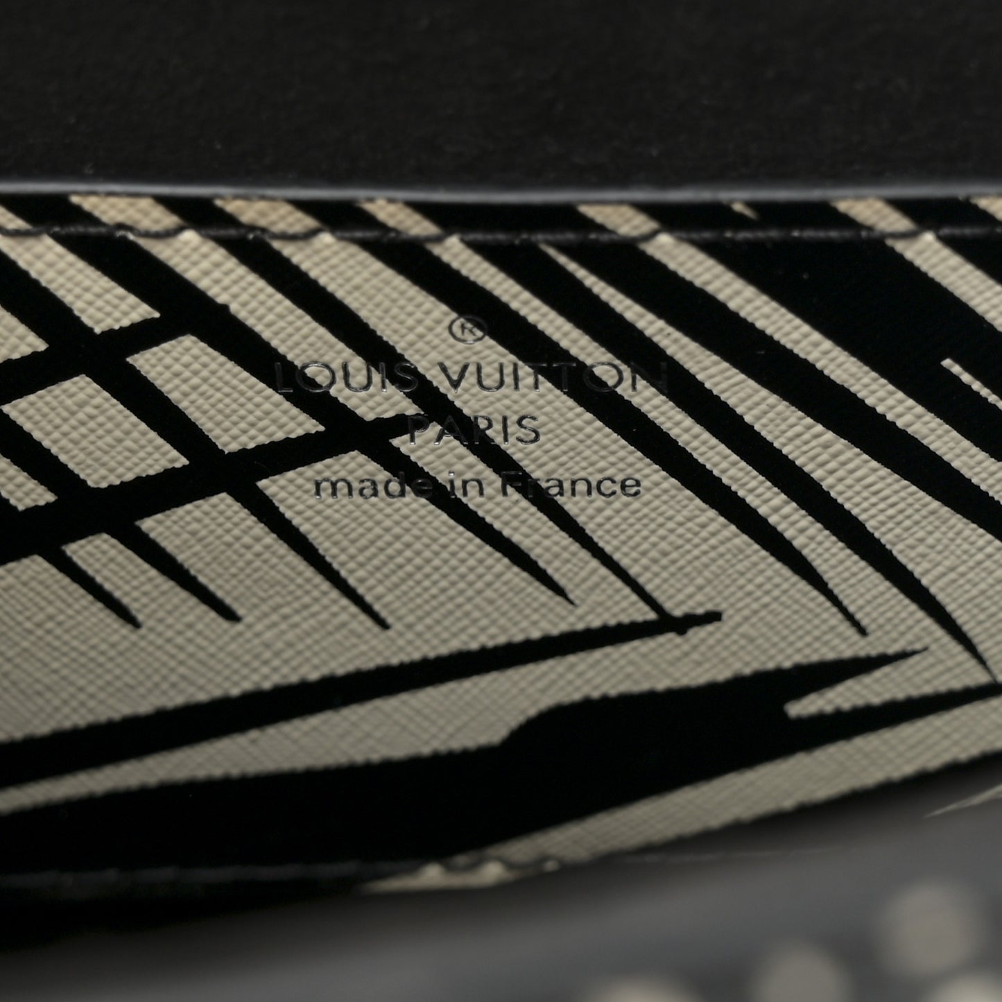 Monogram Infrarouge Palm Twist Shoulder Bag MM Black White