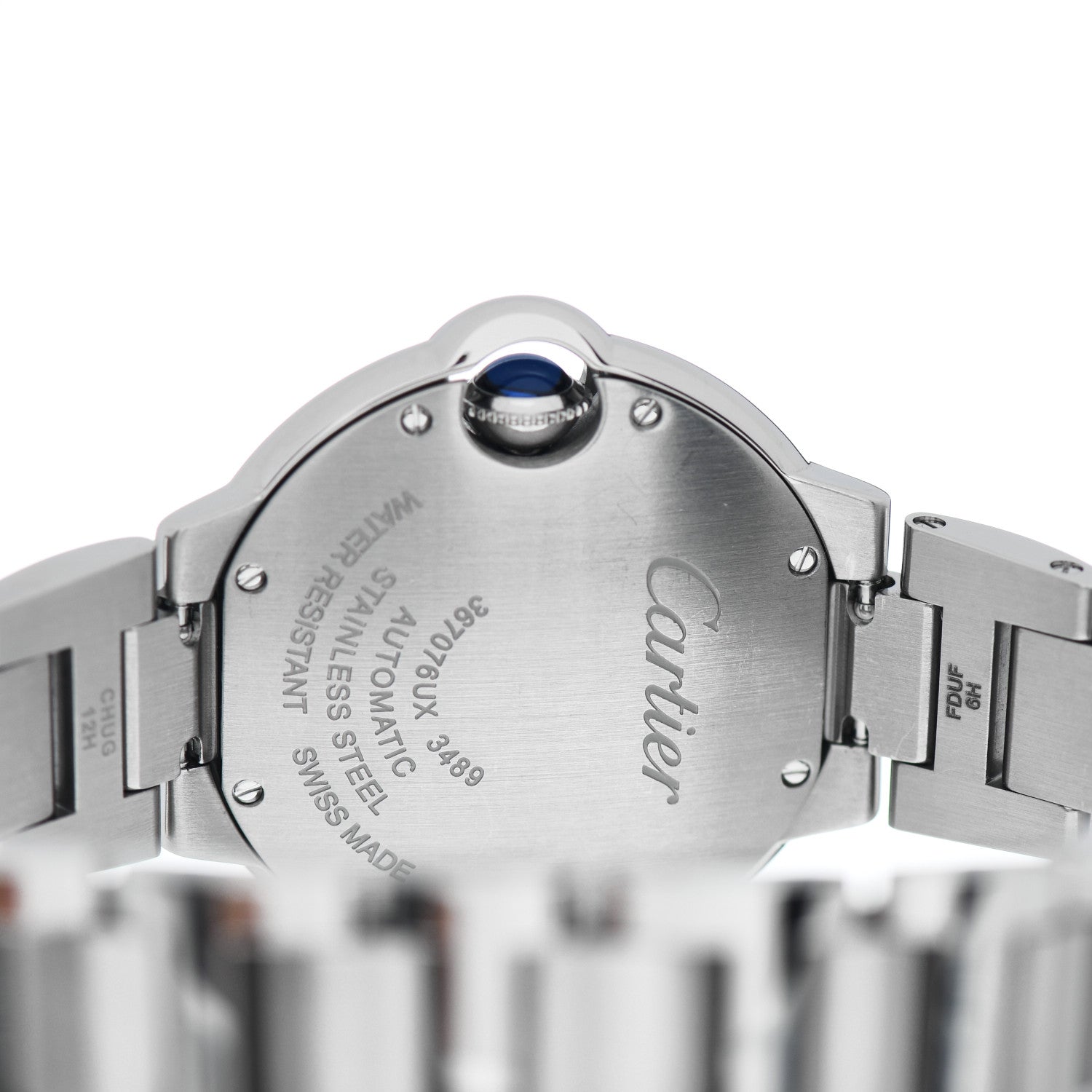 Cartier Stainless Steel 33mm Ballon Bleu De Cartier Automatic Watch 4 of 5