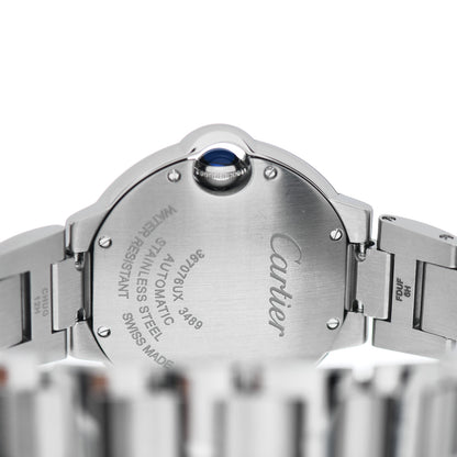 Cartier Stainless Steel 33mm Ballon Bleu De Cartier Automatic Watch 4 of 5