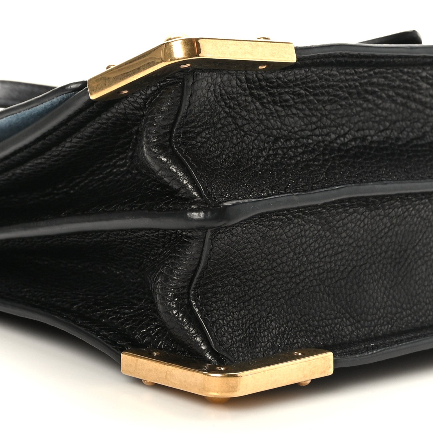 Prada Glace Calf Soft Cahier Bag Black Astrale 8 of 9