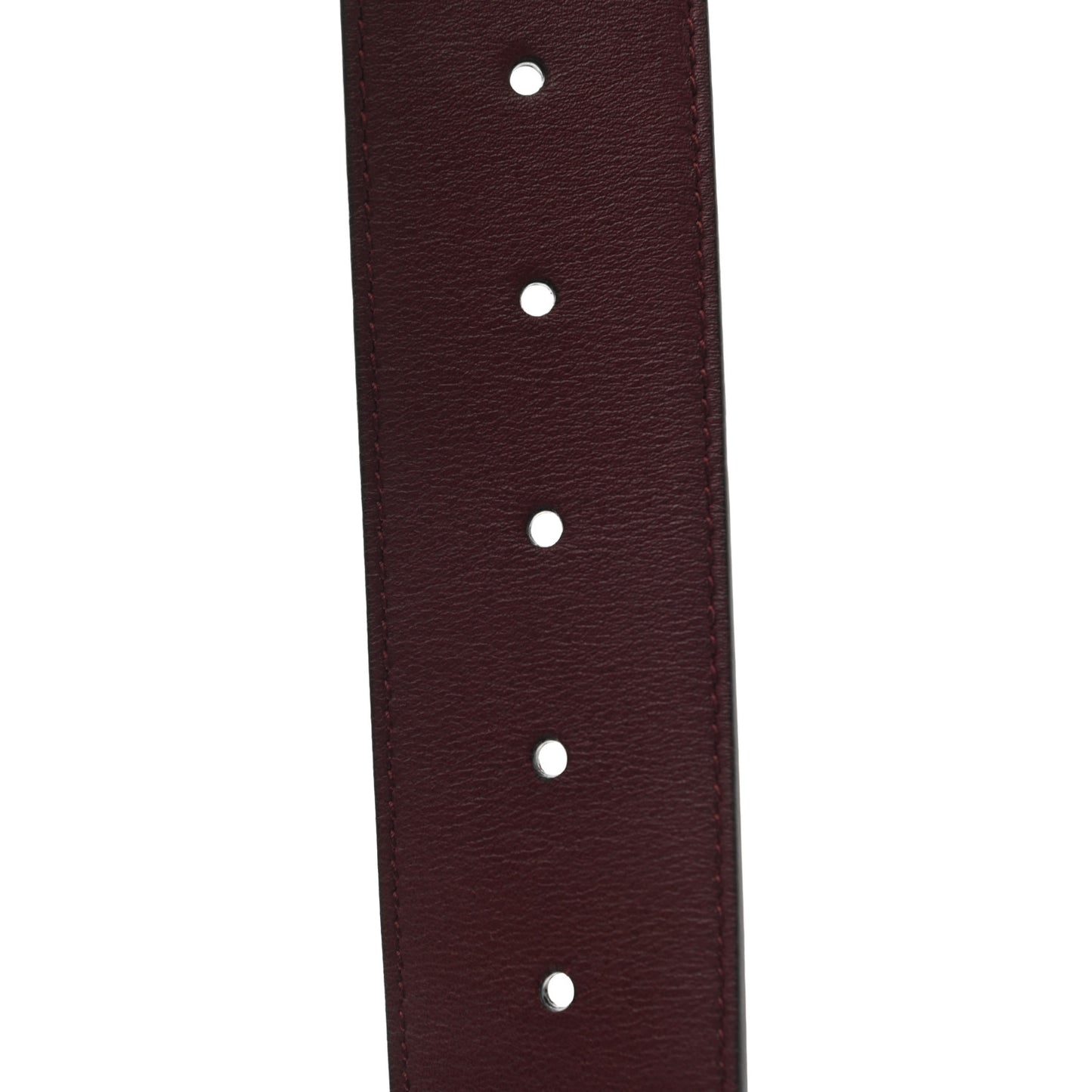 Moon Calfskin Nickel Double G 40mm Belt 90 36 Strong Red