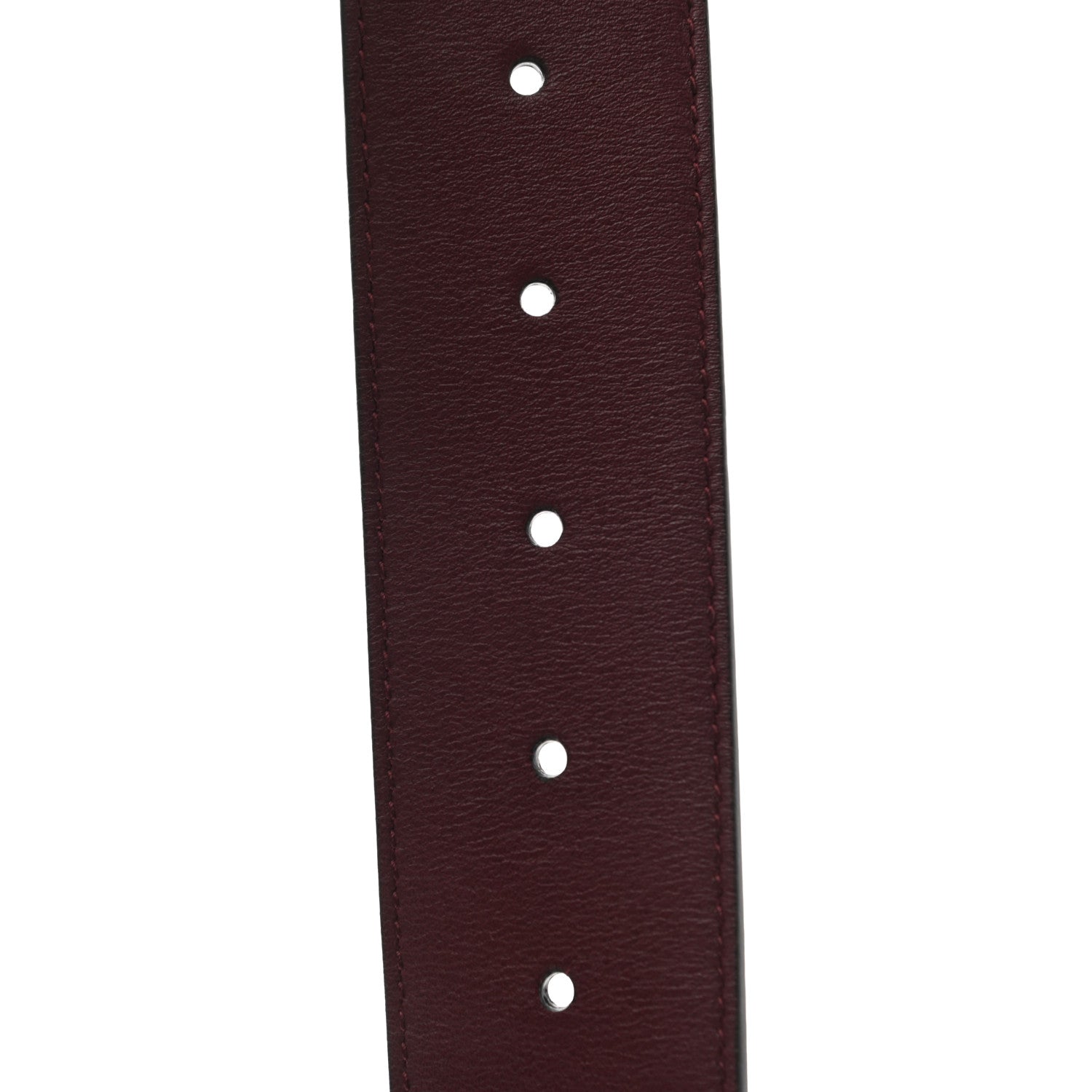Gucci Moon Calfskin Nickel Double G 40mm Belt 90 36 Strong Red 4 of 5