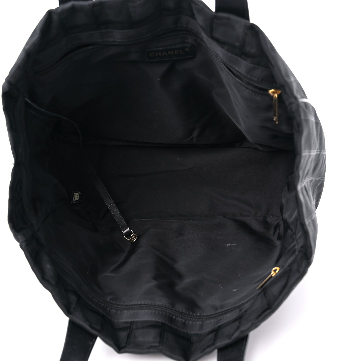 Nylon Medium Travel Tote Black