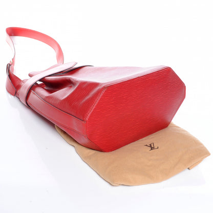 Louis Vuitton Epi Sac D'Epaule Red 4 of 8