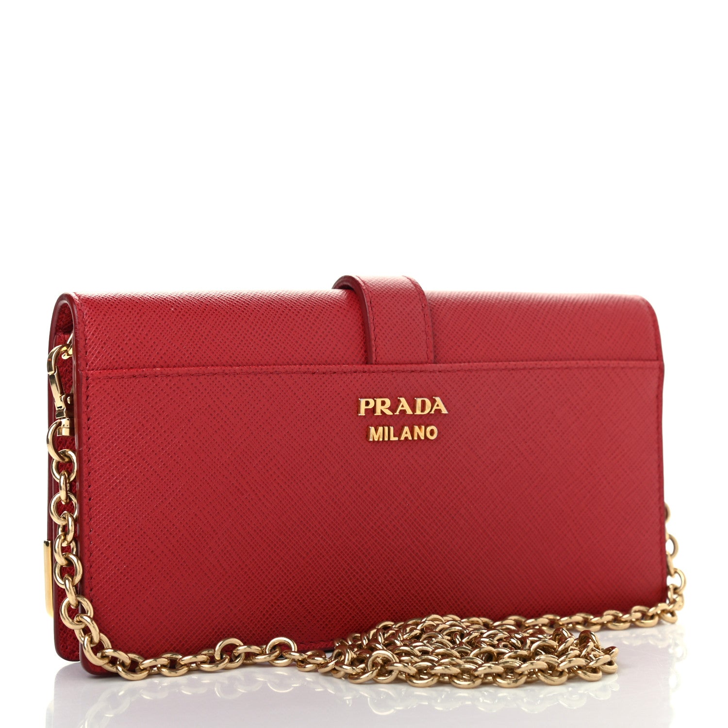 Prada Saffiano Cahier Mini Bag Fuoco 2 of 6